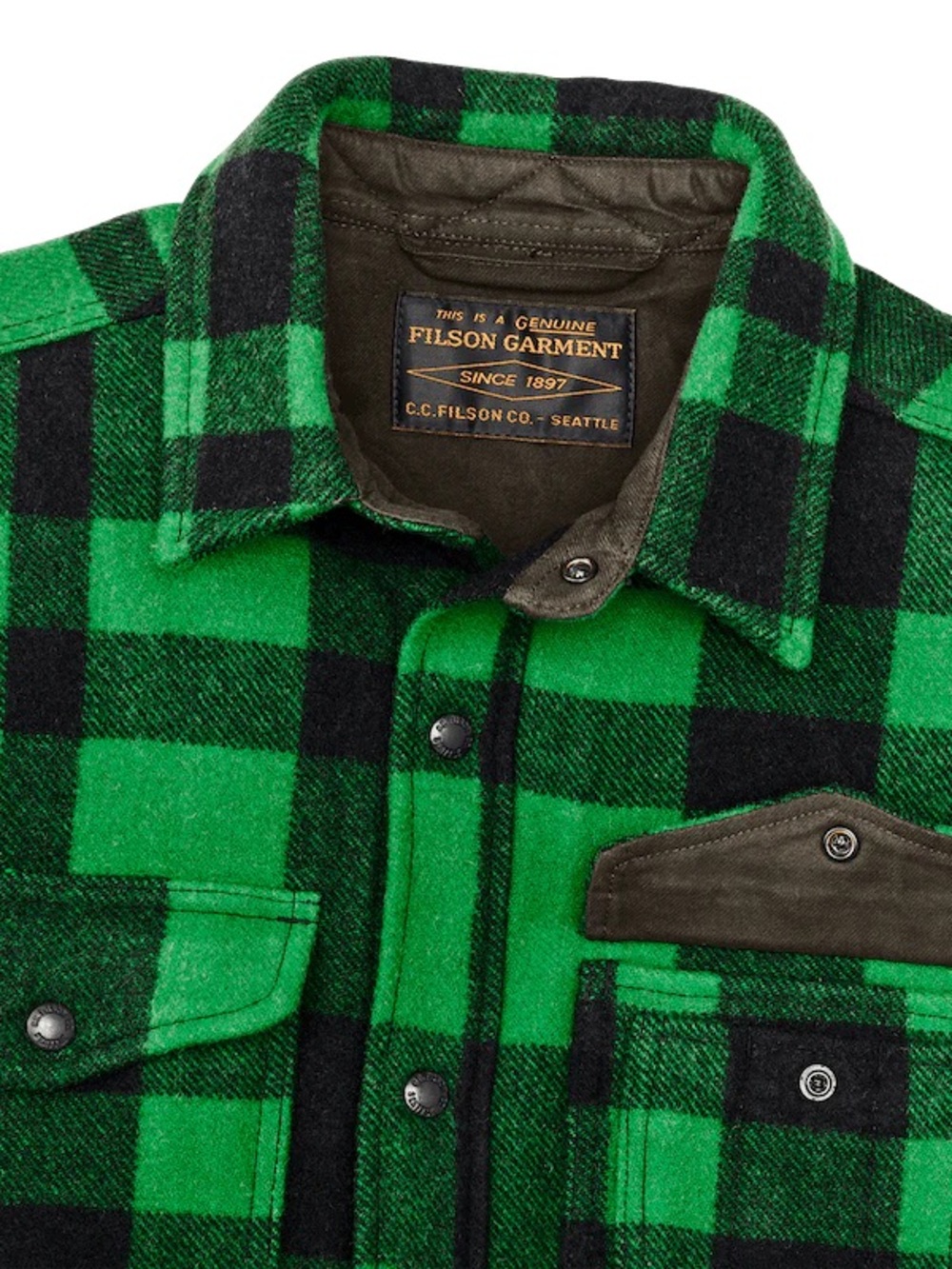 Filson "Acid Plaid" Mackinaw Wool Jac Shirt | Rare Limited Edition - Picture 12 of 16